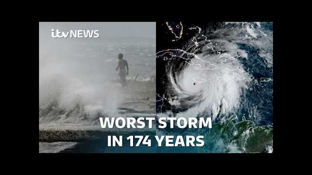 Hurricane Melissa causes flooding, landslides and power outages in Jamaica | ITV News