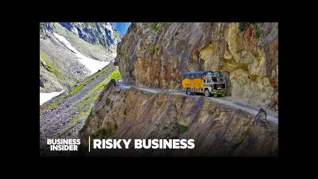 How Truck Drivers In India Navigate One Of The Most Dangerous Roads In The World | Risky Business