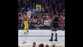 When Rey Mysterio throws Superstars Out of Ring