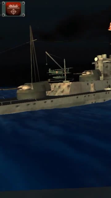 Close View of Japanese Battleship from U-Boat | WWII Naval Footage